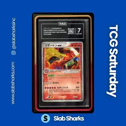2004 POKEMON CARD GAME JP CHARIZARD STARTER DK #012/052 CHARIZARD EX HOLO TAG 7 - Image 1