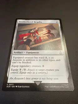 Brotherhood Regalia #71 REG Assassin's Creed ACR Magic: The Gathering Card NM - Image 2