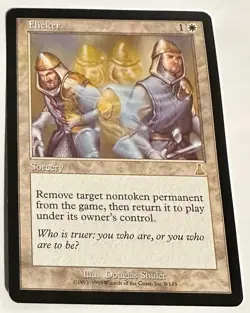 Flicker Urza's Destiny White Rare MAGIC THE GATHERING MTG CARD - Image 5