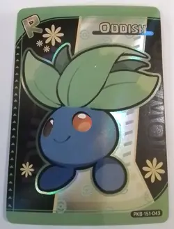 Chinese Oddish - Poke Baby Holo PKB-151-043 Anime Card - Image 1