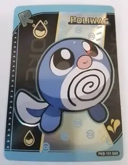 Chinese Poliwag - Poke Baby Holo PKB-151-060 Anime Card - Image 1