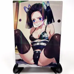 Demon Slayer Aoi Kanzaki Sexy Hot Anime Waifu Girl Lewd Goddess Story Art Card - Image 2