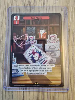 Vibes TCG- Legend of the Lils - RARE ARTIC FOIL CARD 15 of 150 - Pack Attack R - Image 1