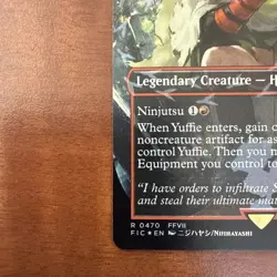 Yuffie, Materia Hunter (Borderless) (Chocobo Track Foil) MTG Final Fantasy 470 - Image 5