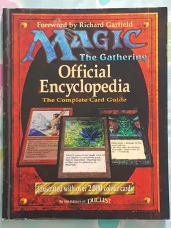 Magic The Gathering OFFICIAL ENCYCLOPEDIA VOLUME 1 VERSION 1 paperback book MTG - Image 1