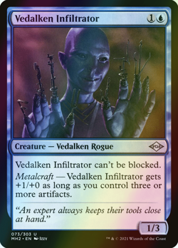 MTG Vedalken Infiltrator Foil ** Modern Horizons 2 ** English (NM) - Image 1