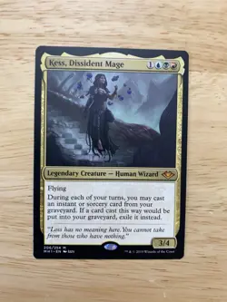 MTG Magic The Gathering Kess, Dissident Mage 206/254 Modern Horizons LP - Image 1