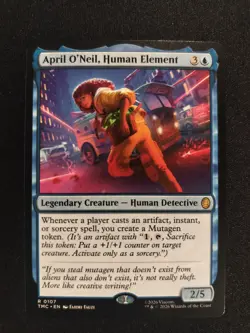 MTG April O'Neil, Human Element 0107 TMNT TMC NM - Image 1
