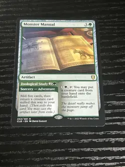 Monster Manual #242 Commander Legends Battle for Baldur's Gate LP MTG - Image 1