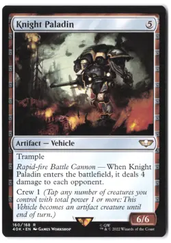 Knight Paladin 160 MTG 40K NM - Image 1