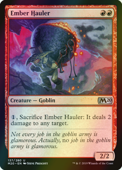 MTG Ember Hauler Foil ** Core Set 2020 ** English (NM) - Image 1