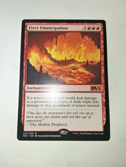 Fiery Emancipation - Wilds of Eldrane Core Set 2021 MTG 0143 NM - Image 1