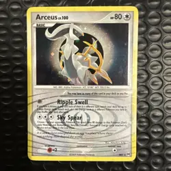 Pokemon TCG Arceus Holo Rare Platinum AR5 LV. 100 - Image 1
