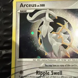 Pokemon TCG Arceus Holo Rare Platinum AR5 LV. 100 - Image 2