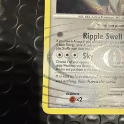 Pokemon TCG Arceus Holo Rare Platinum AR5 LV. 100 - Image 5