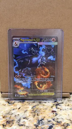 Pokemon TCG Mega Charizard X EX 125/094 Phantasmal Flames Rare Holo 360 HP - Image 1