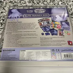POKEMON SWORD & SHIELD CHILLING REIGN ICE RIDER ETB SEALED - Image 3