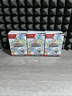 Pokemon TCG Scarlet & Violet Prismatic Evolutions Booster Bundle X 3 -Sealed - Image 1