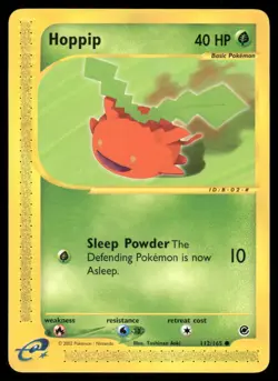 Pokemon Cards Hoppip 112/165 Expedition Base Set WOTC Common NM - Image 1