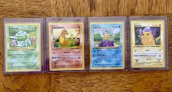 WOTC Pokemon TCG 1st Edition BaseSet NM-4 Card Lot-look at pictures/description - Image 1