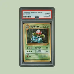 1996 Pokemon Japanese Basic Ivysaur #2 - PSA 10 Gem Mint - Image 1