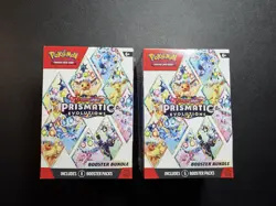 Pokemon TCG Prismatic Evolutions Booster Bundle Lot of 2 - NEW/FACTORY SEALED! - Image 1