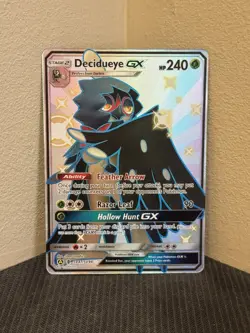 Pokemon TCG Decidueye GX SV47/SV94 Hidden Fates Shiny Vault Shiny Holo Rare MINT - Image 1