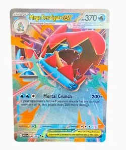 Pokemon Mega Feraligatr Ex #043/217: Ascended Heroes (Read Description) 🔥 - Image 2