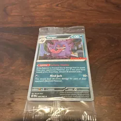 Pokemon GameStop Stamped Exclusive Gengar Promo Sealed 050/088 - Image 1