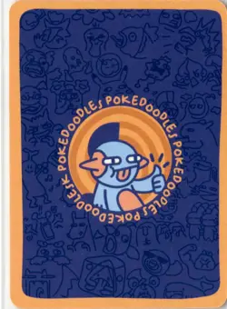 Fire Doggy (Arcanine) 42/90 -Pokedoodles No Scalp Series Set 1 Fan Art - Pokemon - Image 2