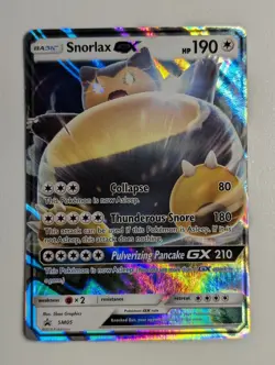 Near Mint 2016 Pokemon Sun & Moon XY Evolutions Box Snorlax GX SM05 Promo - Image 1