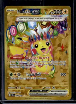 2024 Pokemon Surging Sparks Pikachu Ex #247/191 - Image 1