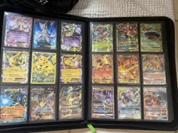 Pokemon EX GX Full Art Holo Foil Card Lot Binder Rayquaza Charizard Pikachu - Image 5