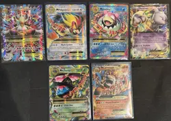 Mega Evolutions Lot EX Venusaur Alakazam Mewtwo Slowbro Pokemon Card Vintage XY - Image 1