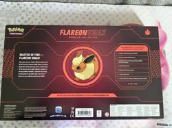 Pokemon TCG: Flareon VMAX Premium Collection Box New Sealed Box - Image 2