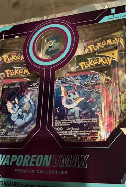 2021 Vaporeon VMAX Premium Collection Near Mint, Pokemon Card TCG Box Set Altart - Image 5