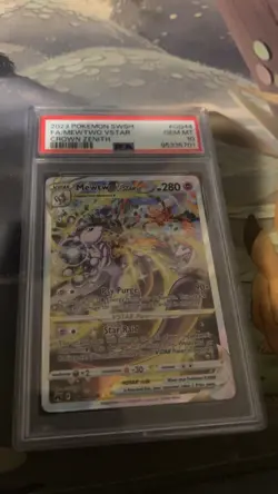 Pokemon Mewtwo VSTAR GG44/GG70 Crown Zenith Ultra Rare Holo PSA 10 - Image 1