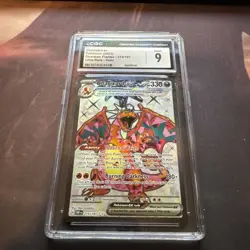 Pokemon TCG Charizard ex - 215/197 Obsidian Flames Ultra Rare - CGC 9 - Image 2