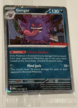 Gengar Gamestop Exclusive Promo 050/088 Pokemon TCG Perfect Order - Image 2
