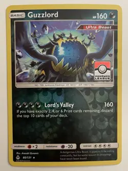 Guzzlord 80/131 Pokemon TCG SM Forbidden Light League Promo LP - Image 1