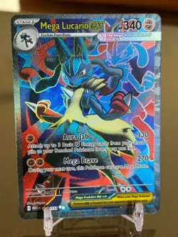 2025 Pokemon Mega Lucario ex 160/132 Ultra Rare - Image 1