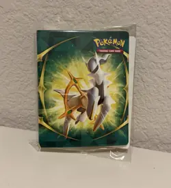 Pokemon TCG Mini Portfolio Binder (60-Pocket) Arceus Collector Chest New/Sealed - Image 1