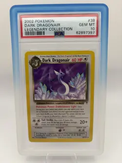 Pokemon Dark Dragonair Legendary Collection Uncommon PSA 10 #38/110 LOW POP 52 - Image 1