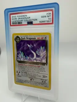 Pokemon Dark Dragonair Legendary Collection Uncommon PSA 10 #38/110 LOW POP 52 - Image 2