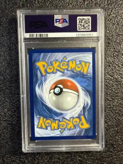 2025 Pokemon Prismatic Evolutions Master Ball Reverse Holo #018 Slowpoke PSA 9 - Image 2