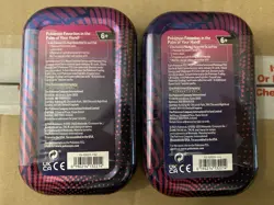 Pokemon TCG Mega Heroes Mini Tin LOT OF 2 2 Booster Packs NEW/Factory Sealed - Image 4