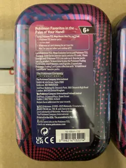 Pokemon TCG Mega Heroes Mini Tin LOT OF 2 2 Booster Packs NEW/Factory Sealed - Image 5