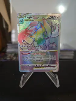 Lugia Vstar 202/195 Silver Tempest SWSH Sword & Shield Secret Rare Pokemon NM - Image 1