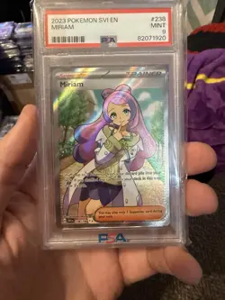 2023 POKEMON SVI EN-SCARLET & VIOLET ULTRA RARE #238 MIRIAM PSA 9 - Image 1