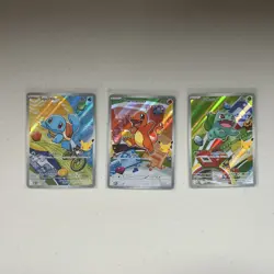 Pokemon TCG Squirtle Charmander Bulbasaur English First Partner - Full Art! - Image 2